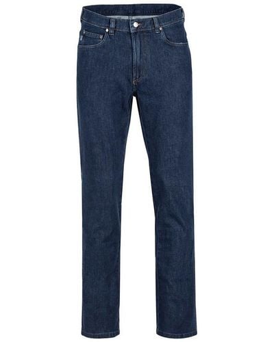 BRÜHL 5-Pocket-Jeans Genua III Stretch - Blau