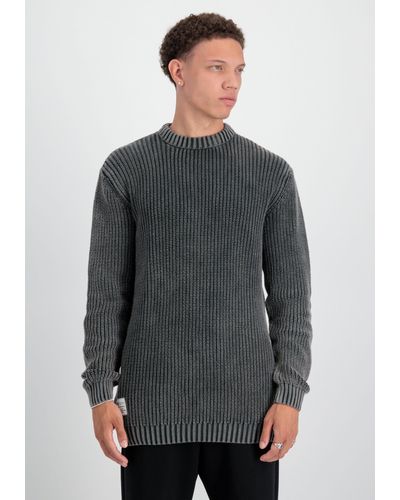 Alpha Industries Sweater Men - Grau