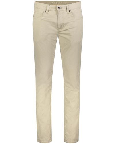 M·a·c 5-Pocket-Jeans ARNE PIPE light havanna 0517-00-0777L 265 - Weiß