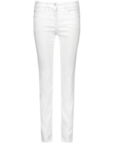 Gerry Weber 5-Pocket-Jeans SOLINE BEST4ME SLIM FIT (925051-67830) von weiß 36