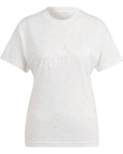 adidas Kurzarmshirt W WINRS 3.0 TEE WHTMEL/WHITE - Weiß