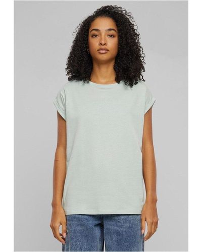 Urban Classics T-Shirt Ladies Extended Shoulder Tee - Weiß