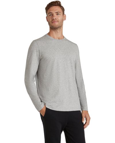FALKE T-Shirt aus hochwertiger Pima-Baumwolle - Grau