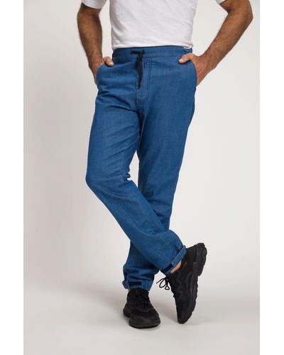 JP1880 5-Pocket- Jeans FLEXNAMIC® Bikewear Schlupfbund - Blau