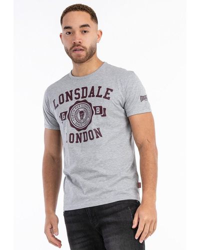 Lonsdale London T-Shirt MURRISTER - Grau