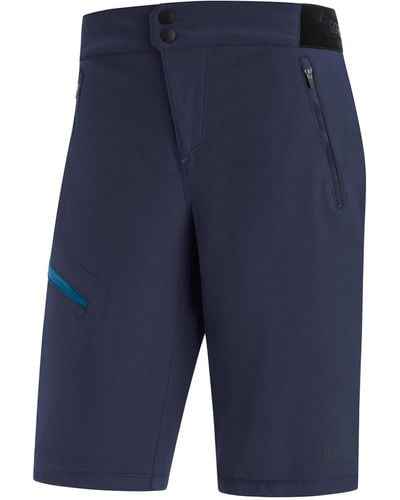 Gore Wear GORE® Wear Fahrradhose Radshorts "C5 D Shorts" (1-tlg) - Blau