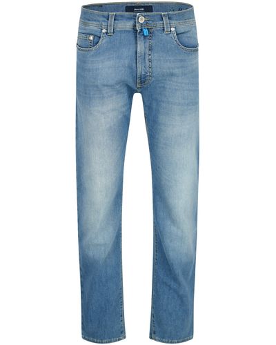 Pierre Cardin 5-Pocket-Jeans LYON TAPERED light blue used buffies 34510 8021.6844 - Blau