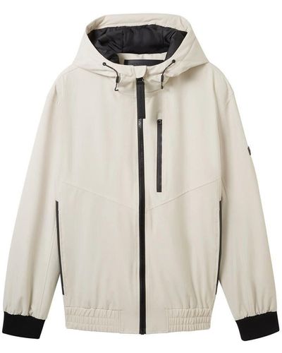 Tom Tailor Outdoorjacke hooded jacket - Weiß