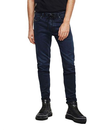 DIESEL Tapered-fit-Jeans Knöchellange Stretch JoggJeans - Weiß