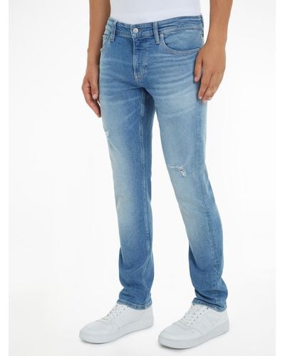 Calvin Klein Calvin Klein -fit-Jeans SLIM im 5-Pocket-Style - Blau