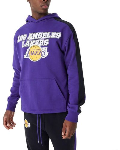 KTZ Hoodie NBA Los Angeles Lakers Large Graphic (1-tlg) Kängurutasche - Lila