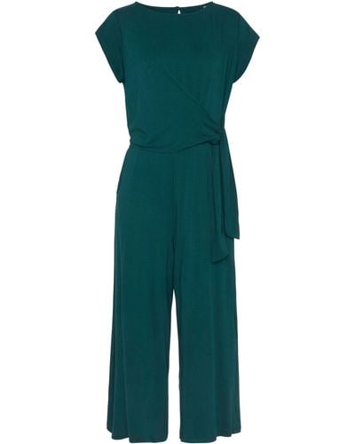 Lascana Culotte-Overall mit Knotendetail in der Taille, eleganter Jumpsuit, festlich - Grün