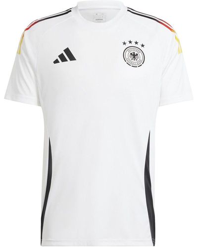 adidas Kurzarmshirt DFB H JSY FAN WHITE - Weiß