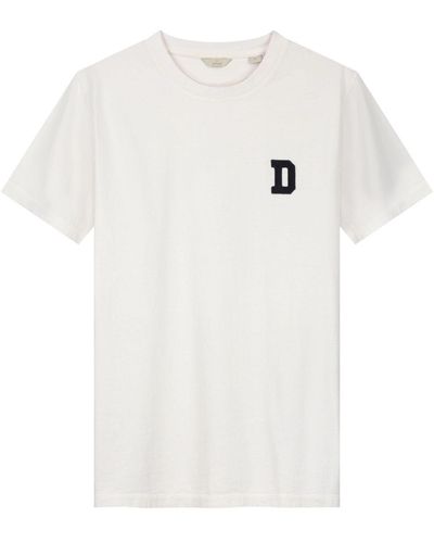 Dstrezzed T- - Kurzarmshirt - Basic Shirt - Ty Tee - Weiß