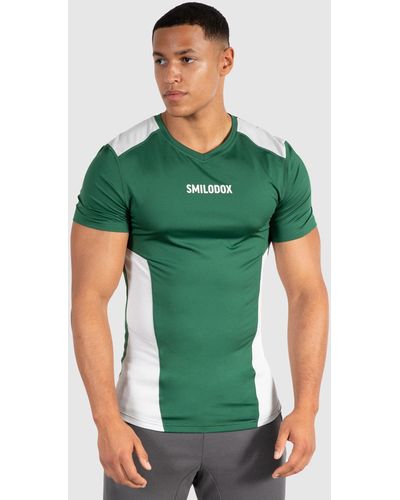 Smilodox T-Shirt Maison Mesh - Grün