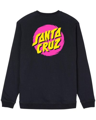 Santa Cruz Sweater Sweatpulli Crew Style Dot - Blau