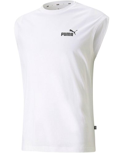PUMA Essentials T-Shirt ohne Ärmel - Weiß