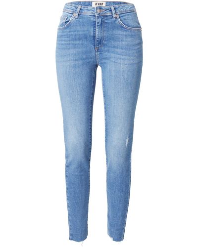 Tally Weijl Skinny-fit-Jeans (1-tlg) Weiteres Detail, Plain/ohne Details - Blau