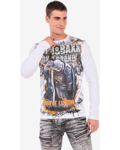 T-Shirts Baxx | Herren Bis – Langarm für Rabatt DE Cipo Online-Schlussverkauf Lyst | zu 54% &