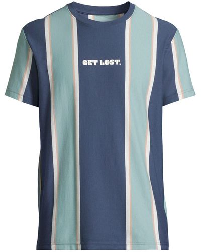 Aéropostale T-Shirt GET LOST (1-tlg) - Blau