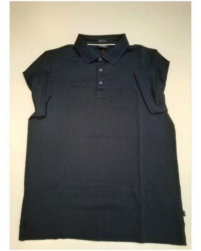 Strellson Poloshirt dunkel-blau passform textil (1-tlg)