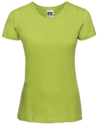 Russell Rundhalsshirt Ladies Slim T-Shirt - Grün