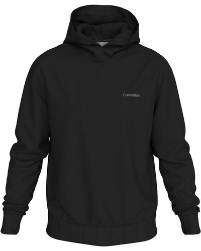 Calvin Klein Kapuzensweatshirt ENLARGED BACK LOGO HOODIE mit Logodruck - Schwarz