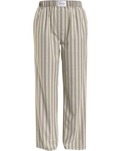Calvin Klein Pyjamahose SLEEP PANT mit elastischem Bund - Grün