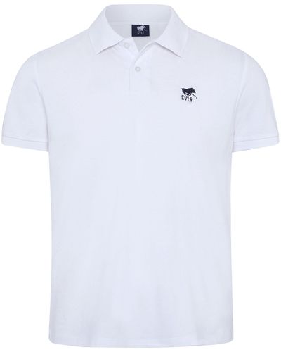 Polo Sylt Poloshirt mit Label-Stickerei - Weiß