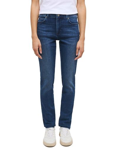Mustang Relax-fit-Jeans CROSBY mit Stretch - Blau