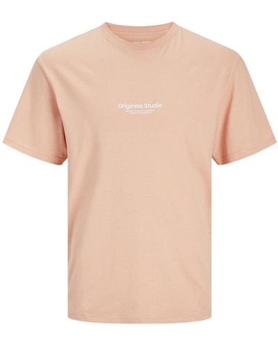 Jack & Jones T-Shirt JORVESTERBRO TEE SS CREW NECK NOOS - Pink
