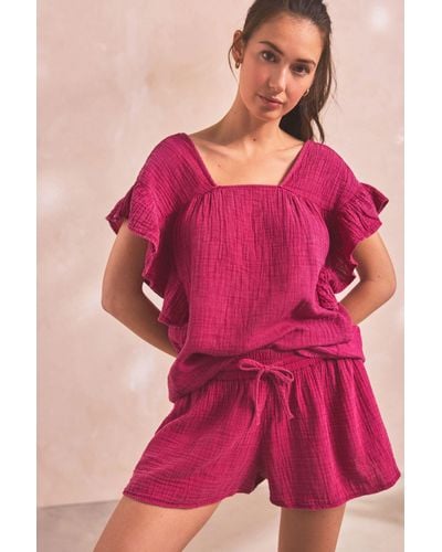 Next Relaxshorts Shorts (1-tlg) - Pink