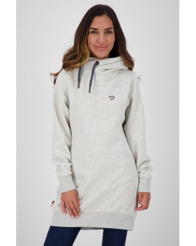 Alife & Kickin Sweatshirt Hooded Longsweat Kapuzensweatshirt, Pullover - Grau