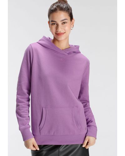 Tamaris Hoodie in trendigen Farben - Lila