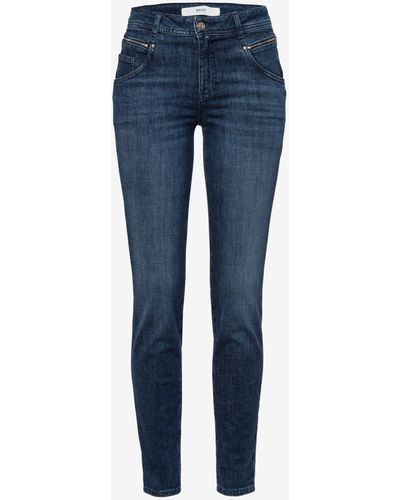 Brax Slim-fit- Five-Pocket-Jeans in Vintage Denim - Blau