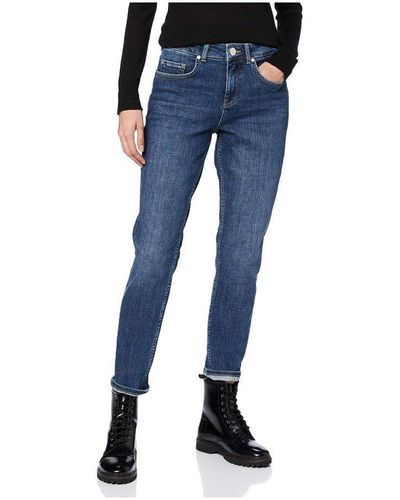 Opus Fit-Jeans blau regular (1-tlg)