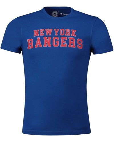 Fanatics T-Shirt NHL New York Rangers Graphic Wordmark - Blau