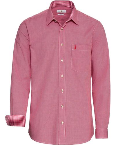 ALMSACH Trachtenhemd - Pink