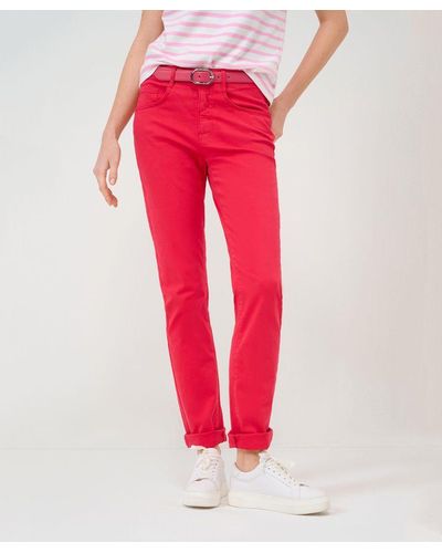 Brax 5-Pocket-Jeans Style CAROLA - Rot
