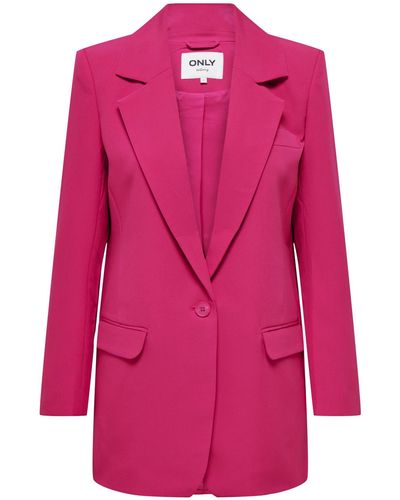 Pink DE 65% Bis Rabatt | Lyst - Only für Frauen Blazer