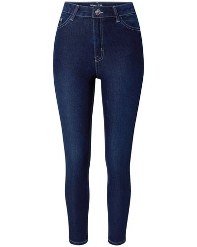 OVS 7/8-Jeans SOLANGE (1-tlg) Plain/ohne Details - Blau