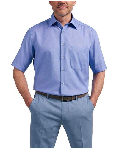 Eterna Kurzarmhemd blau (1-tlg., keine Angabe) in Blau für Herren | Lyst DE