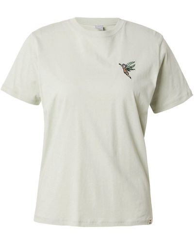 Iriedaily T-Shirt Hazebell (1-tlg) Stickerei - Weiß