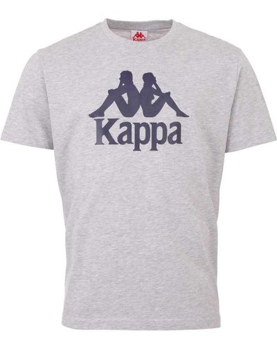Kappa Shirt in Single Jersey Qualität - Grau
