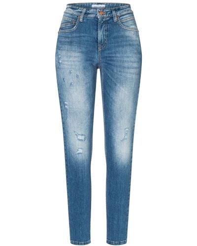 Cambio Regular-fit-Jeans Kerry - Blau
