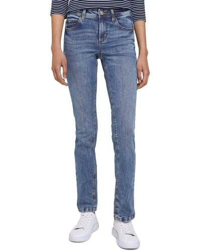 Tom Tailor Jeans Alexa in gerader "Straight" 5-Pocket-Form - Blau