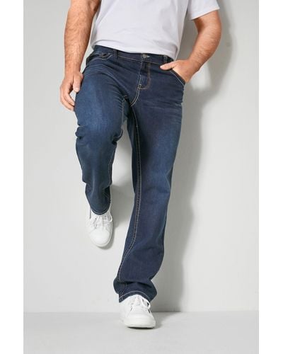 John F. Gee . -- Jeans Slim Fit 5-Pocket bis 35 - Blau