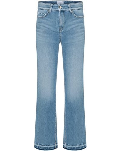Cambio Regular-fit-Jeans Paris flared - Blau