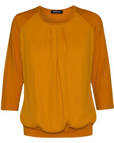 FRANK WALDER Langarmshirt - Orange
