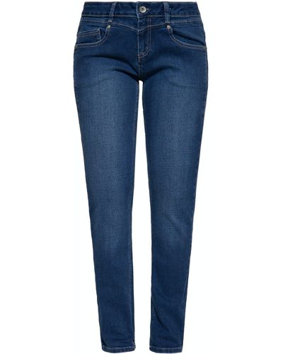 ATT Jeans ATT Slim-fit-Jeans Zoe mit nachhaltigem Material-Mix - Blau